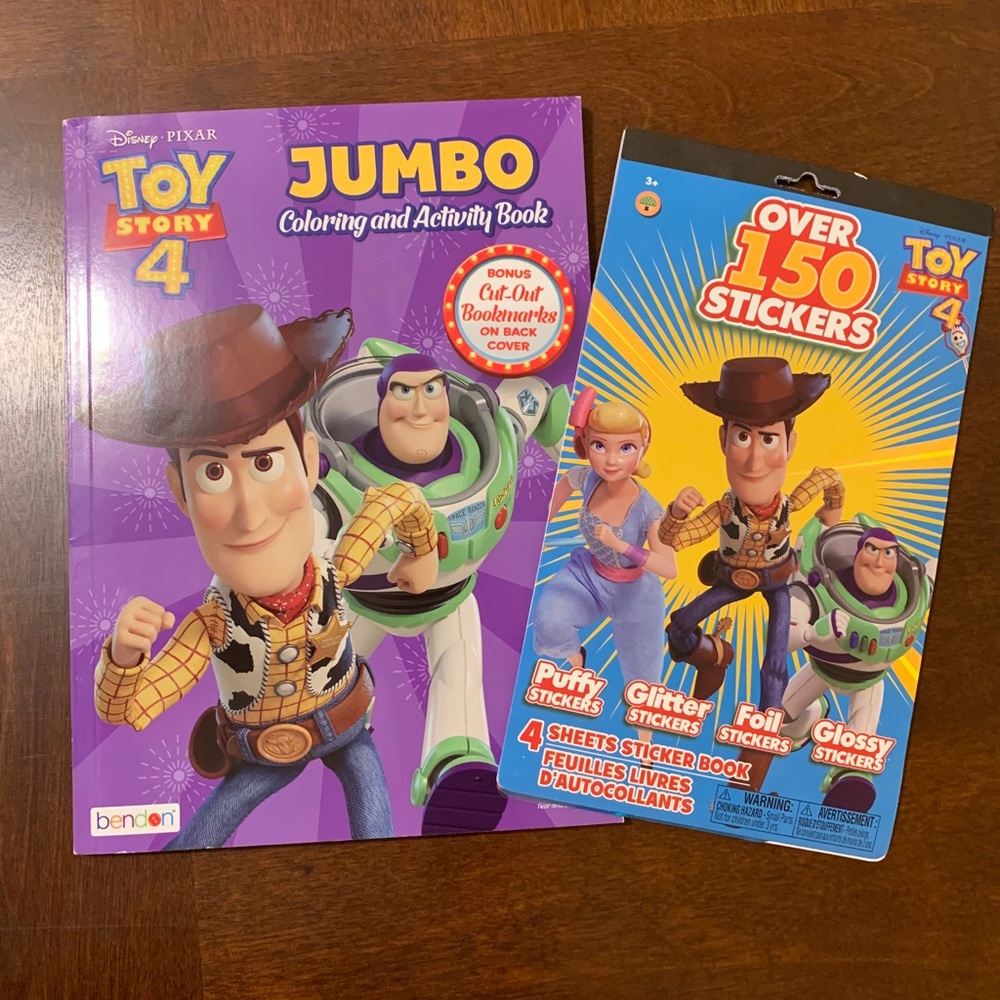 Toy Story 4 Coloring Book